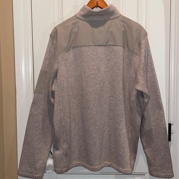 Eddie Bauer MENS XXL HEAVY PULLOVER LONGSleeve Faux Turtleneck with Zip closure - Picture 14 of 15